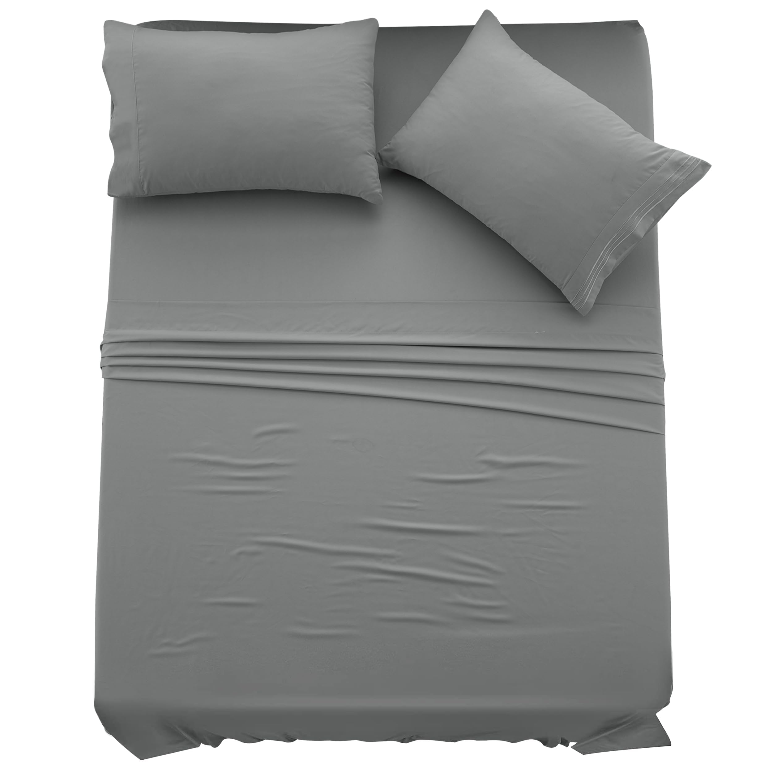 Luxury Twin XL Sheet Set - 4 Piece Brushed Microfiber Bedding with 16