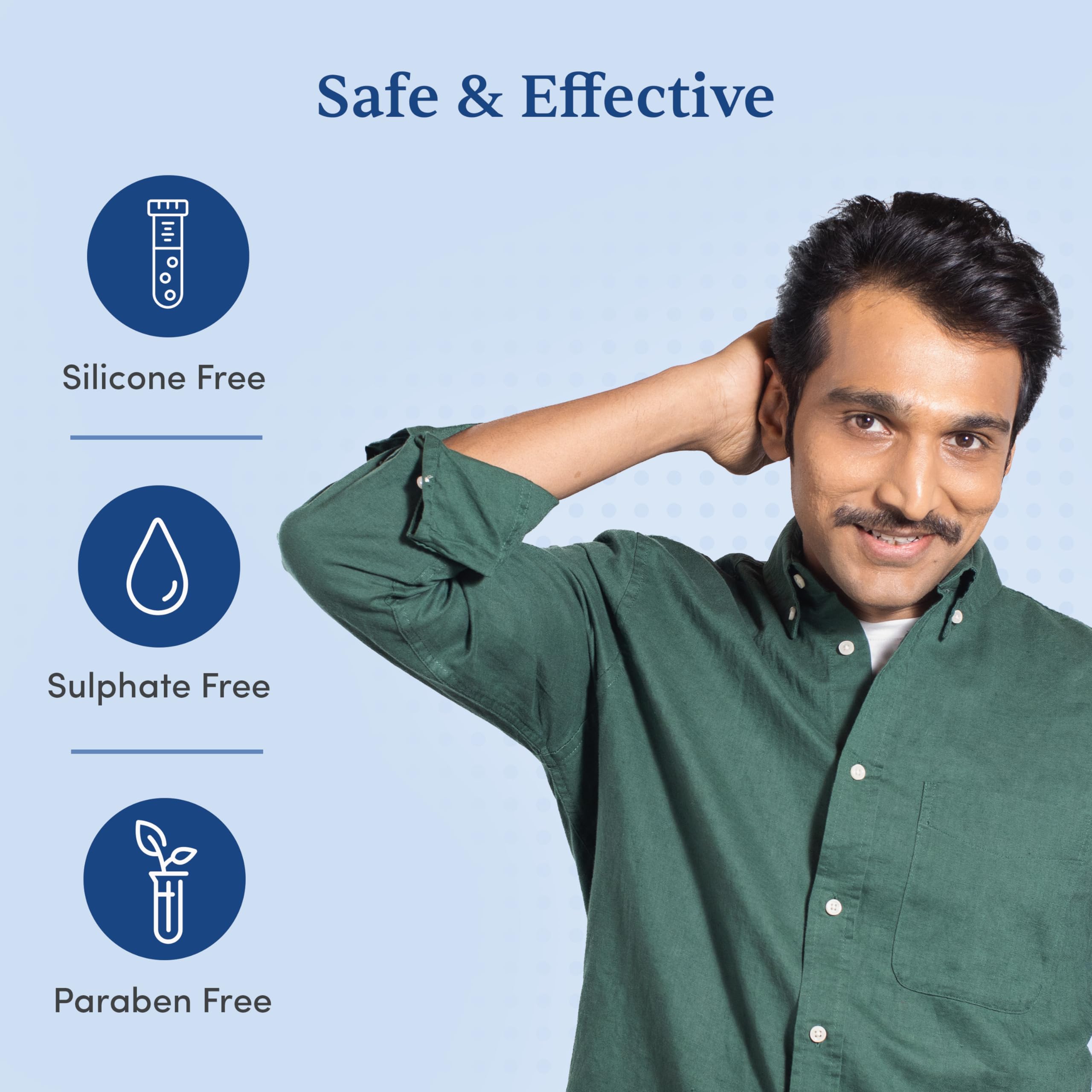 Man Matters Hair Conditioner 90ml with Rice Alkane, Banana Oil, Shea Butter & Argan Oil - Sulfate & Paraben Free for Dry, Damaged Hair Repair, Frizz Reduction & Deep Moisturizing - 1 Count - Perfect for Daily Hair Care & Salon-Quality Results at Home