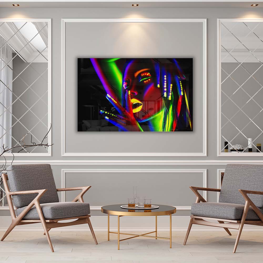 Tiger Glass Print Wall Art - Stunning Wildlife Decor for Living Room, Bedroom & Office - Perfect for Home & Office Decor