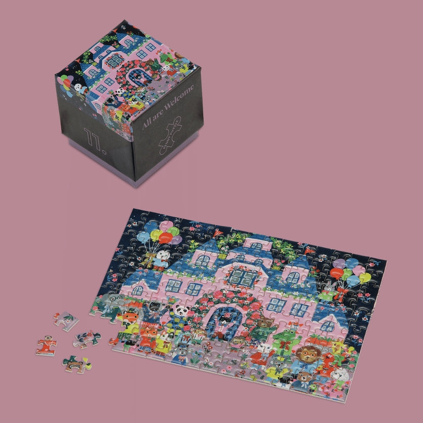All Are Welcome 150 Piece Jigsaw Puzzle - Fun Family Activity for Kids & Adults, Perfect for Game Nights & Educational Play