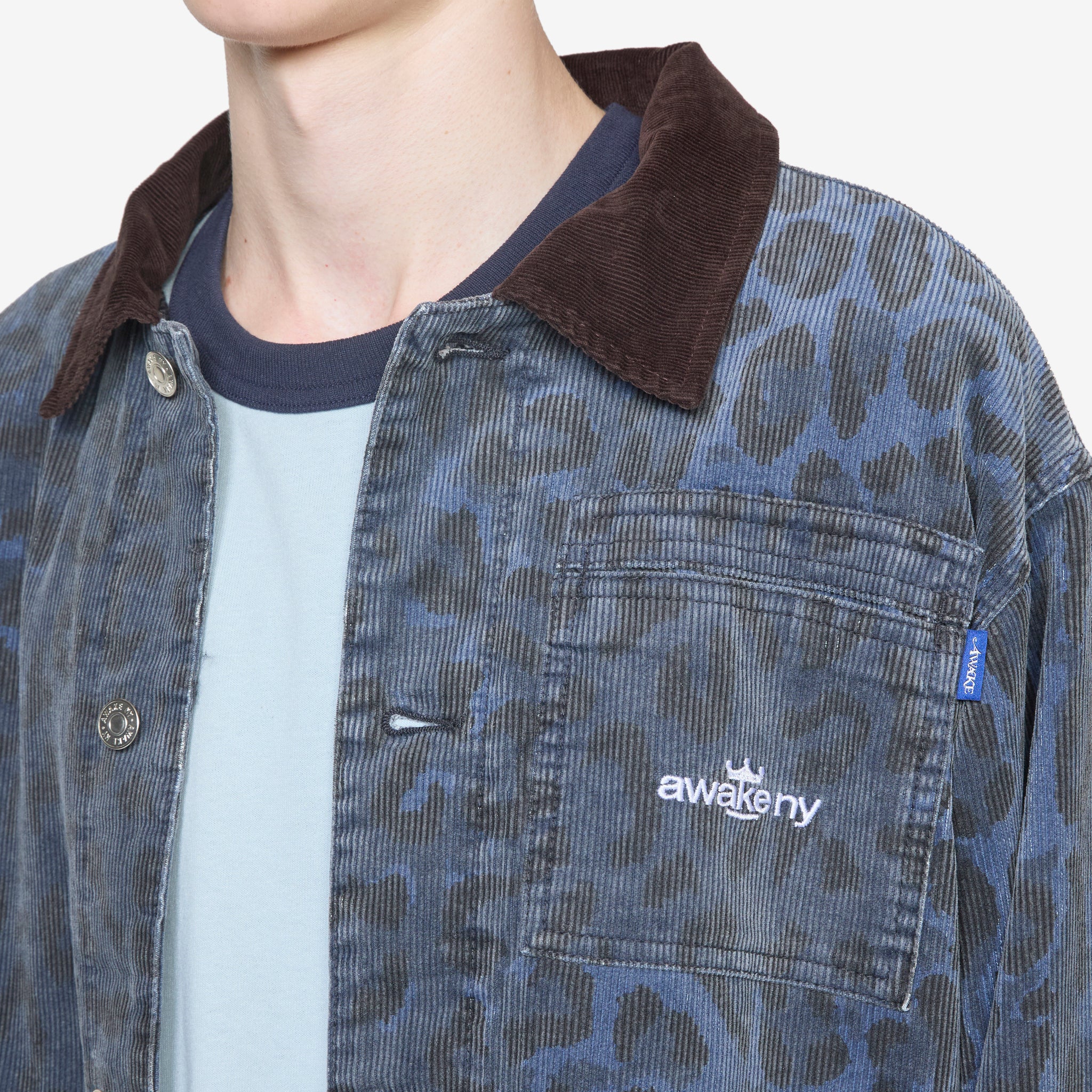 Men's Heavy Duty Work Jacket - Navy Blue - Durable & Comfortable for Construction, Outdoor Labor & Winter Workwear