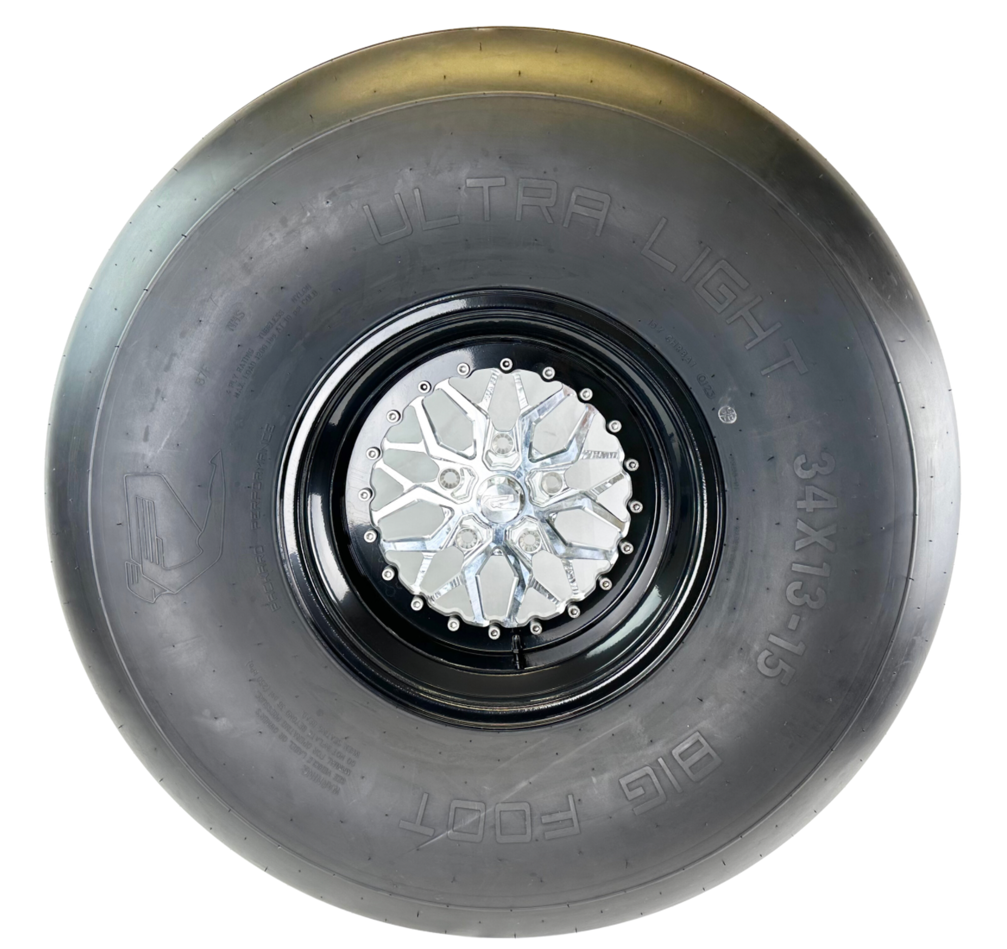 Packard Performance Big Foot Steer Tires 34x13x15 - Premium Front Tractor Tires for Heavy-Duty Farming & Off-Road Vehicles | Ideal for Mud, Snow & Rough Terrain
