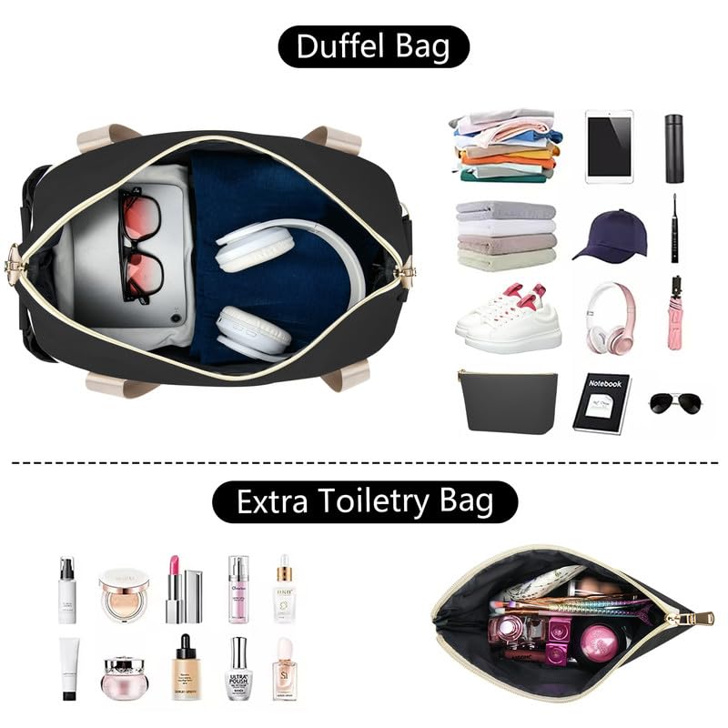 Personalized Initials Travel Bag for Women - Gym Duffel with Shoe Compartment & USB Charging Port - Weekender Overnight Bag for Yoga, Workouts & Weekend Getaways (Beige) - Perfect for Gym, Travel & Yoga Sessions