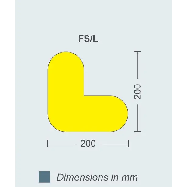 Floor Signals FSO Black - High Visibility Safety Markers for Warehouses & Factories | Ideal for Traffic Control & Hazard Warnings