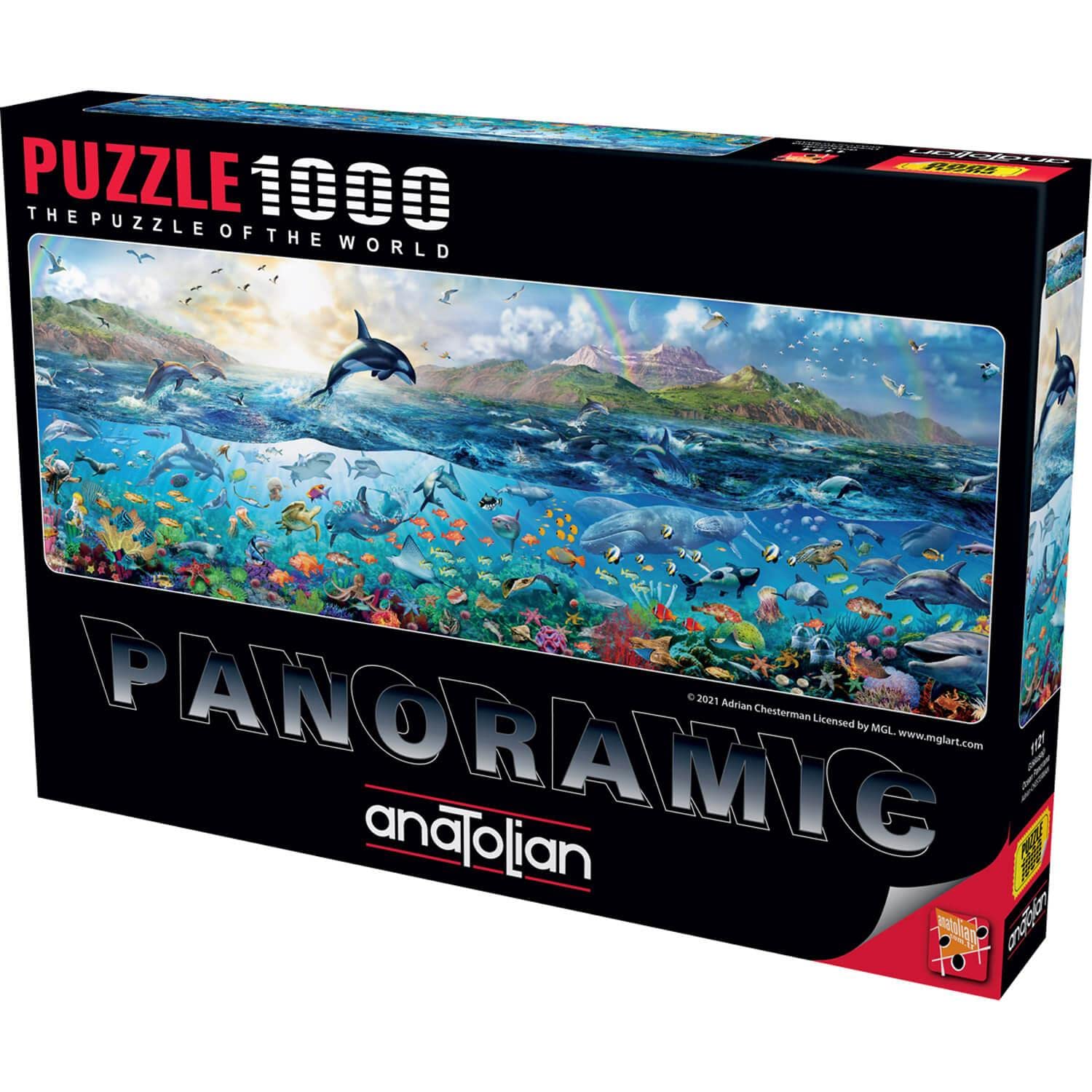Anatolian Puzzle - Ocean Panorama 1000 Piece Jigsaw Puzzle #1121 for Adults & Teens | Challenging Art Puzzle for Home Decor, Family Game Night & Relaxation