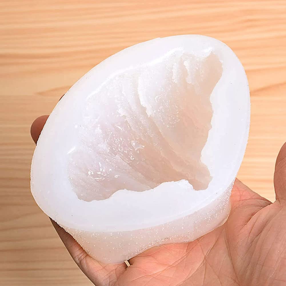 3D Croissant Silicone Mold for Candle & Soap Making - DIY Wax Bread Candle Molds, Realistic Pastry Shaped Baking Supplies for Home Decor, Wedding Favors, and Craft Projects