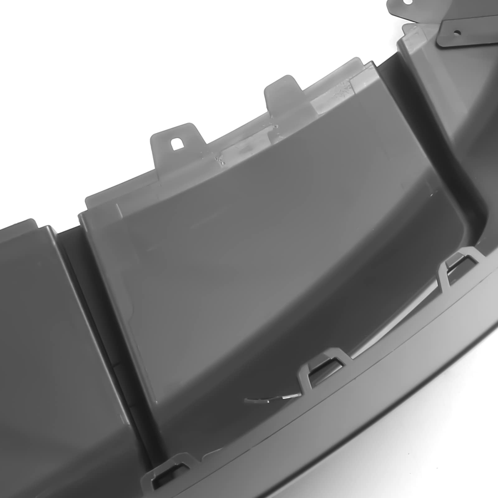 IKON MOTORSPORTS Rear Diffuser for 2020-2024 Tesla Model Y - Matte Black PP Rear Bumper Lip Shark Fin Splitter Replacement (3PC) | Upgrade Your Tesla's Aerodynamics & Style | Perfect for Car Enthusiasts & Performance Modifications