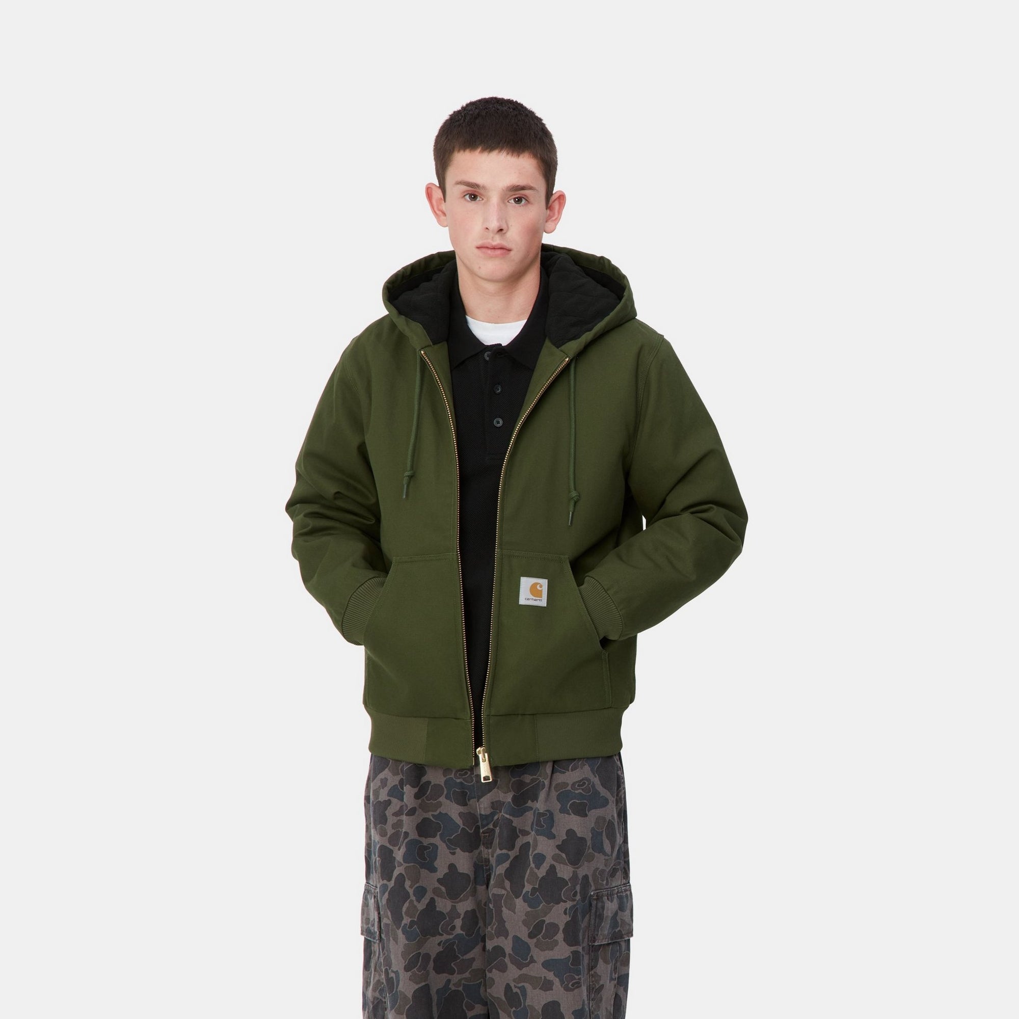 Men's Winter Active Jacket - Waterproof Windproof Tarragon Green Outdoor Sports Coat for Hiking, Running & Camping