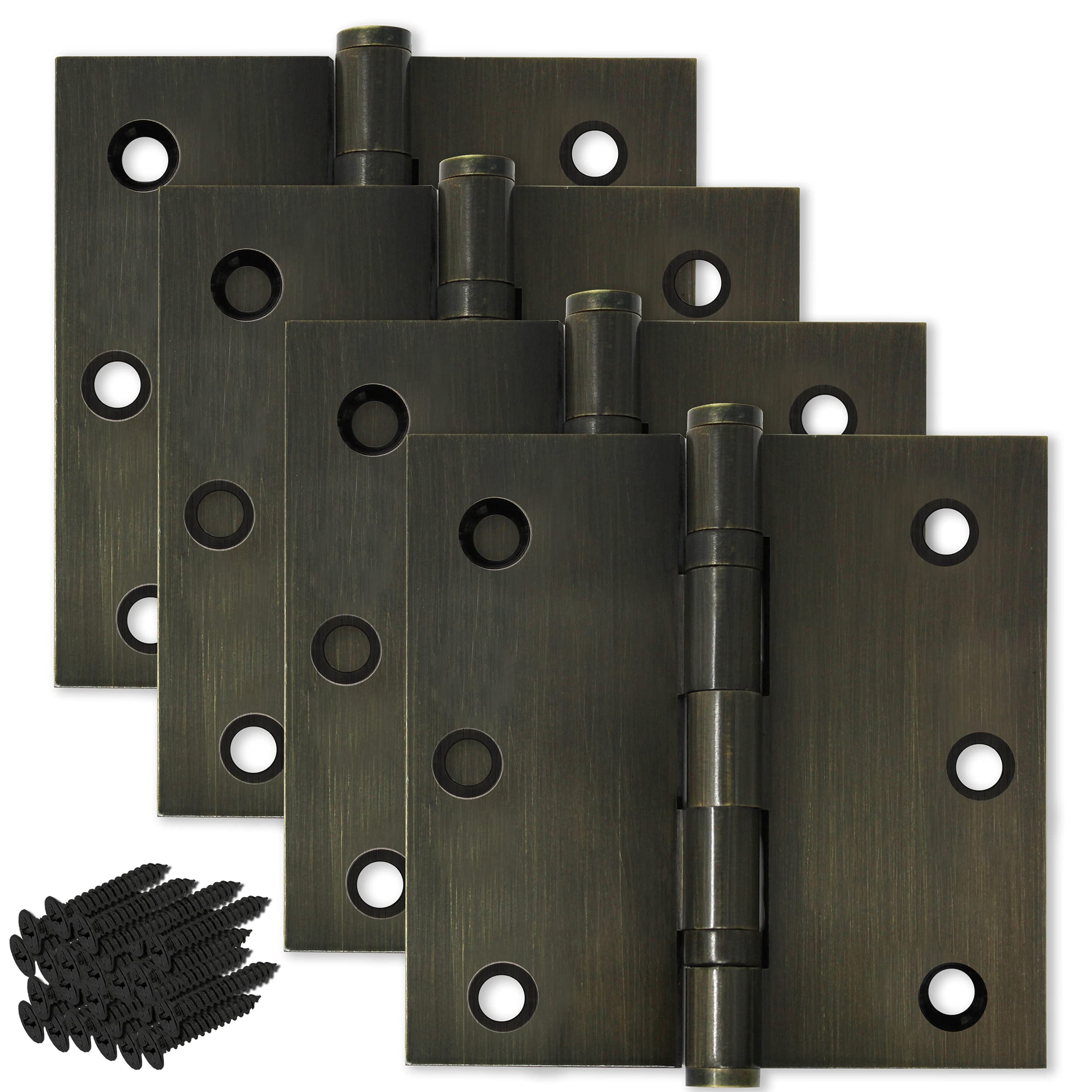 Heavy Duty Solid Brass Door Hinges 3.5