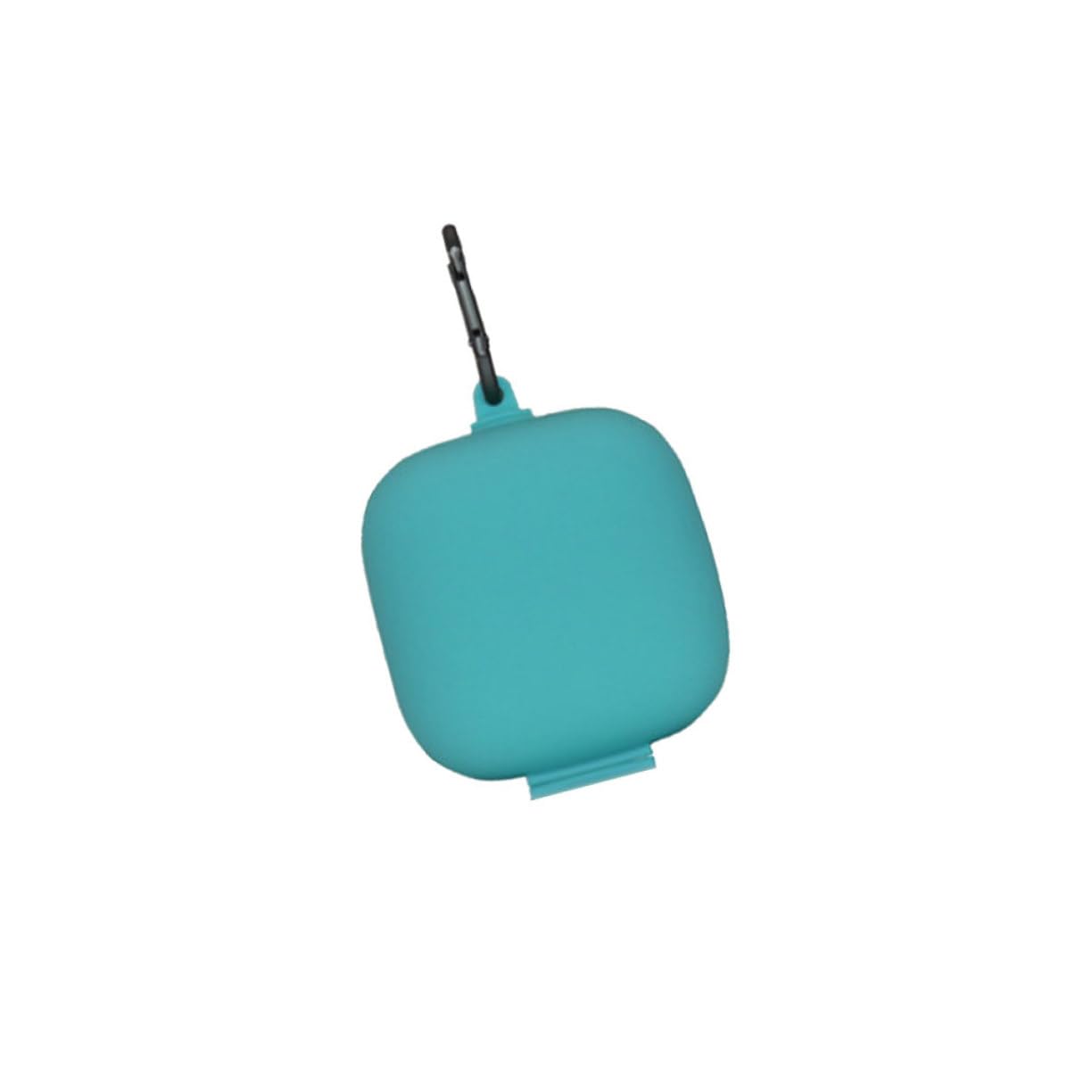 Mikikit 3-Piece Metal Buckle Headphone Case Set - Mint Green Scratch-Resistant Silicone Storage Box for AirPods, Earbuds & Headphones | Travel, Gym & Home Organization Accessory