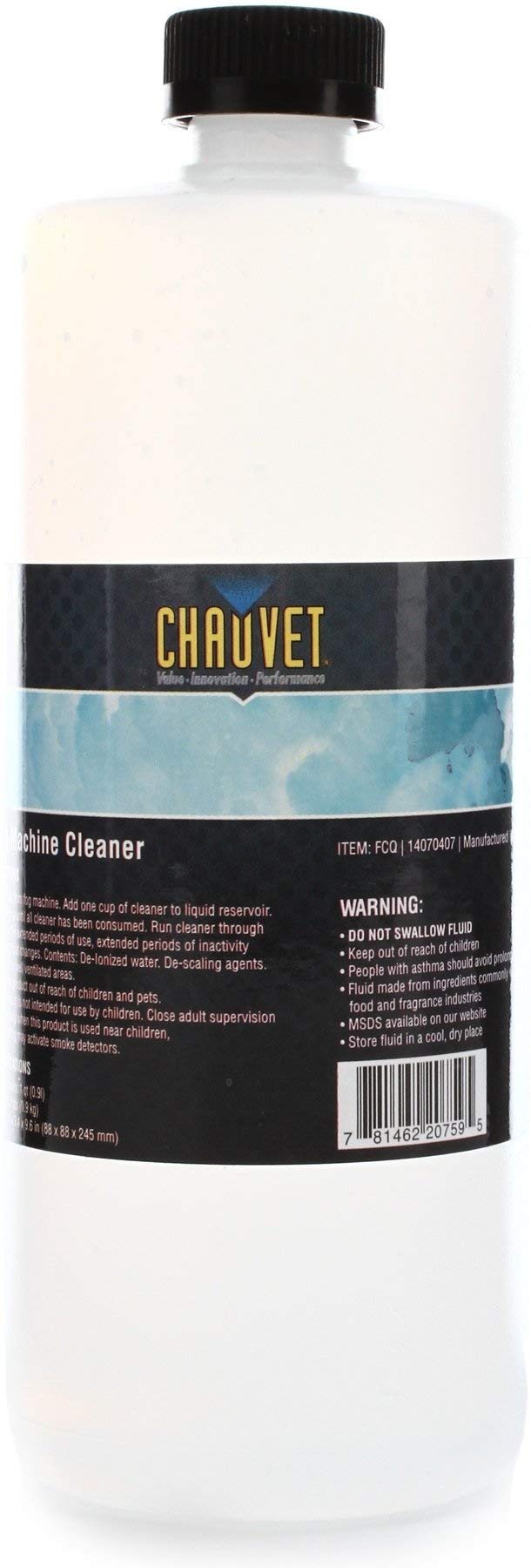 Chauvet Professional Fog Machine Cleaner - Safe & Effective Solution for DJ, Stage & Theater Fog Machines | Perfect for Events, Concerts & Halloween