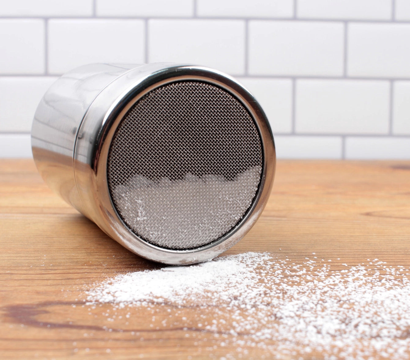 Premium Stainless Steel Fine Mesh Shaker - Ideal for Protein Powder, Spices & Cocktails | Perfect for Gym, Kitchen & Bar Use