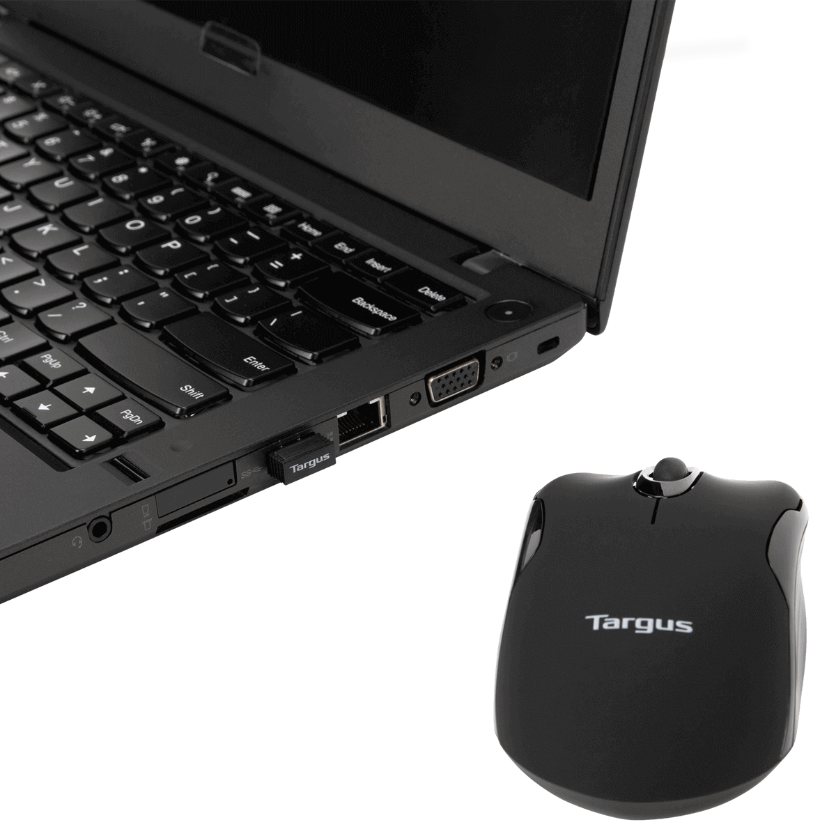 W575 Wireless Mouse - Ergonomic Bluetooth Mouse for Laptop, PC, Mac - Portable & Silent for Office, Home, Gaming & Travel Use