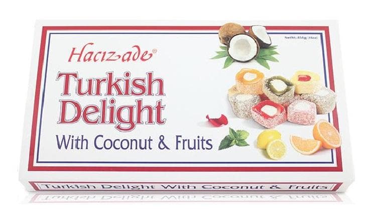 Premium Turkish Delight Lokum with Coconut - 454g Gourmet Gift Box | Authentic Online Shop | Perfect for Holidays, Parties & Dessert Lovers