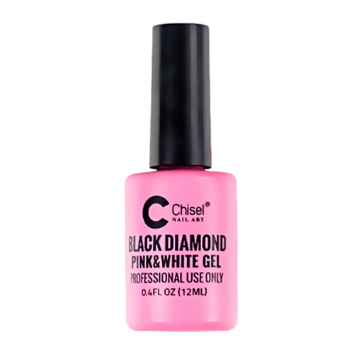 Black Diamond Pink & White Gel Top Coat - Long-Lasting Nail Polish for Salon-Quality Manicures at Home | Perfect for Parties, Weddings & Special Occasions