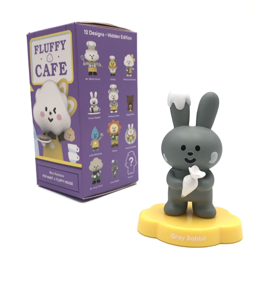 Fluffy Cloud Mr. White Plush Toy - Soft Stuffed Animal for Kids & Collectors | Perfect for Home Decor, Café Display, and Gift Giving