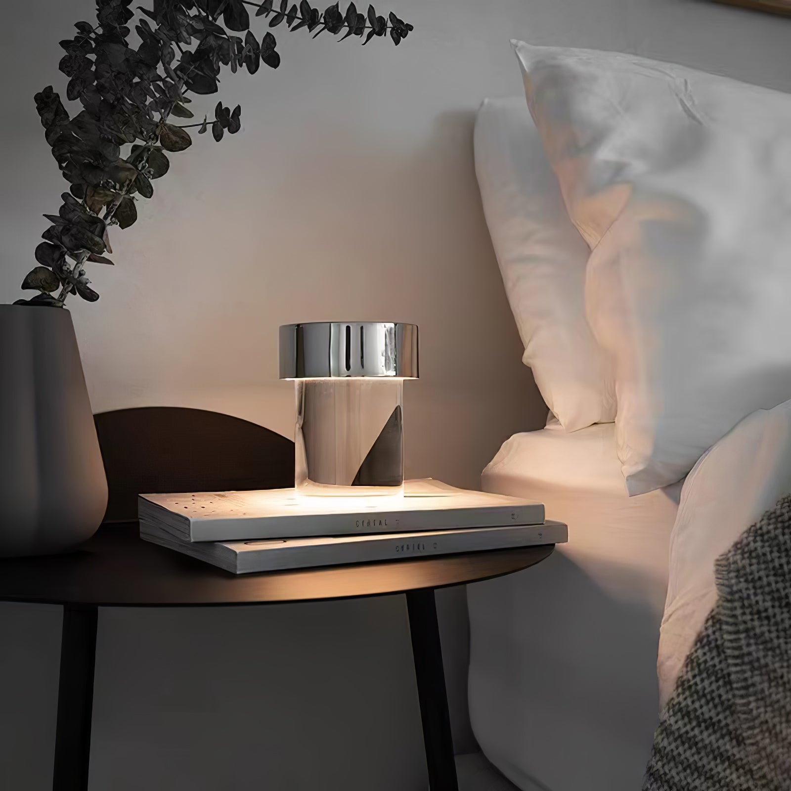 Portable Table Lamp - Rechargeable LED Desk Light with Adjustable Brightness, Perfect for Reading, Studying, and Bedside Use