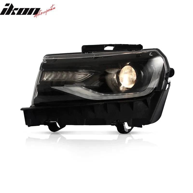2014-2015 Chevy Camaro ZL1 Style Front Bumper with DRL Fog Lights & Headlamps | Replacement Bumper for Chevy Camaro | Perfect for Car Upgrades & Street Racing