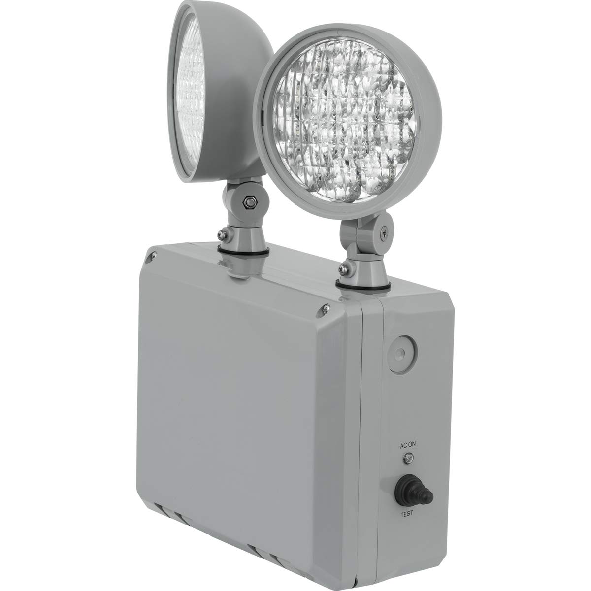Progress Commercial PE2WL-82 LED Emergency Light with Battery Backup, Grey - Ideal for Offices, Warehouses, and Commercial Buildings During Power Outages