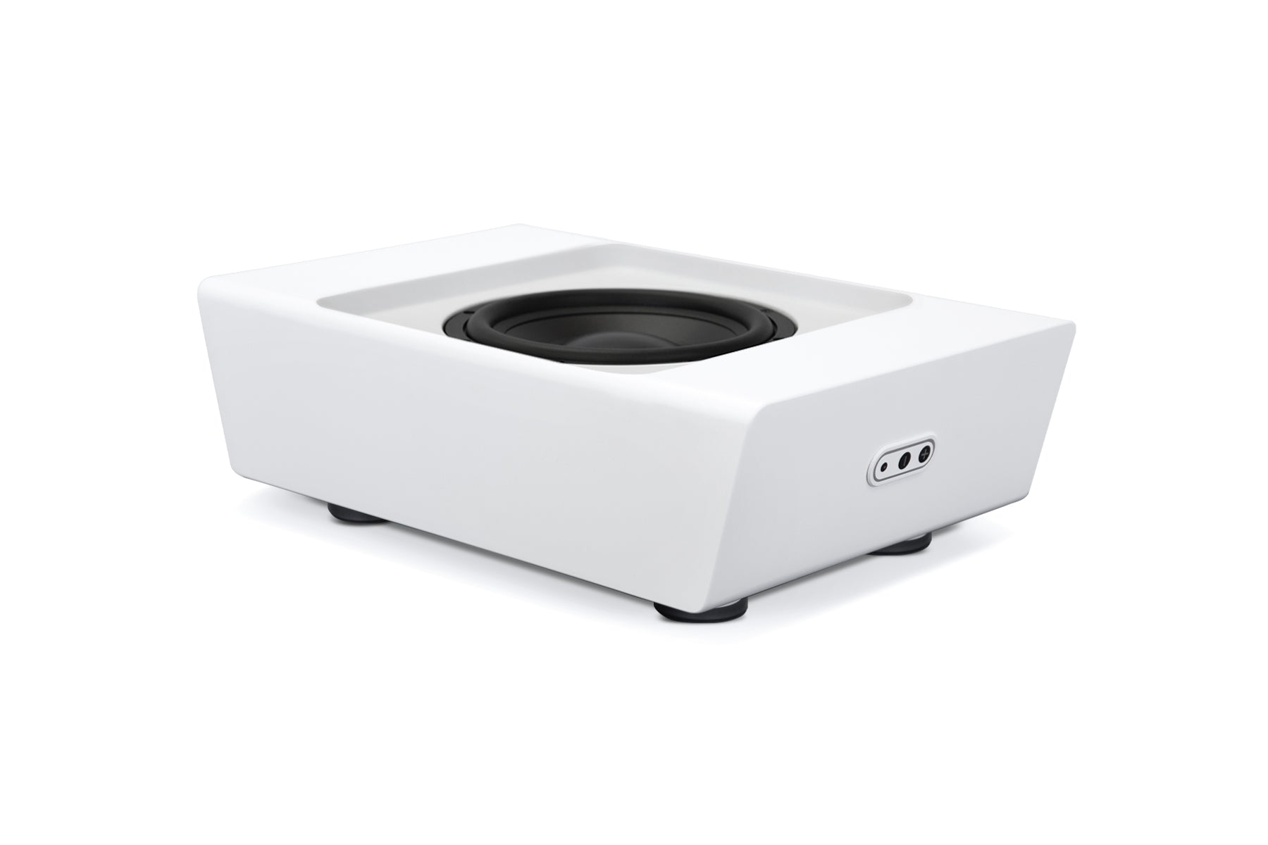 Bluesound Pulse SUB+ Wireless Powered Subwoofer - High Performance Home Audio Subwoofer for Immersive Music & Movie Experience | Perfect for Home Theater & Gaming Setup (White)