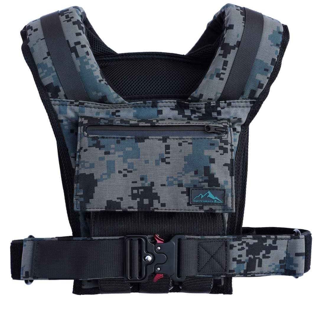 Adjustable Weighted Vest with Removable Iron Bars - 26lb Weight Vest for Men & Women with Washable Liner & Coble Style Buckle | 1000D Strength Training Workout Vest for Bodyweight, Running, Walking & CrossFit | Perfect for Home Gym, Outdoor Fitness & HIIT Training