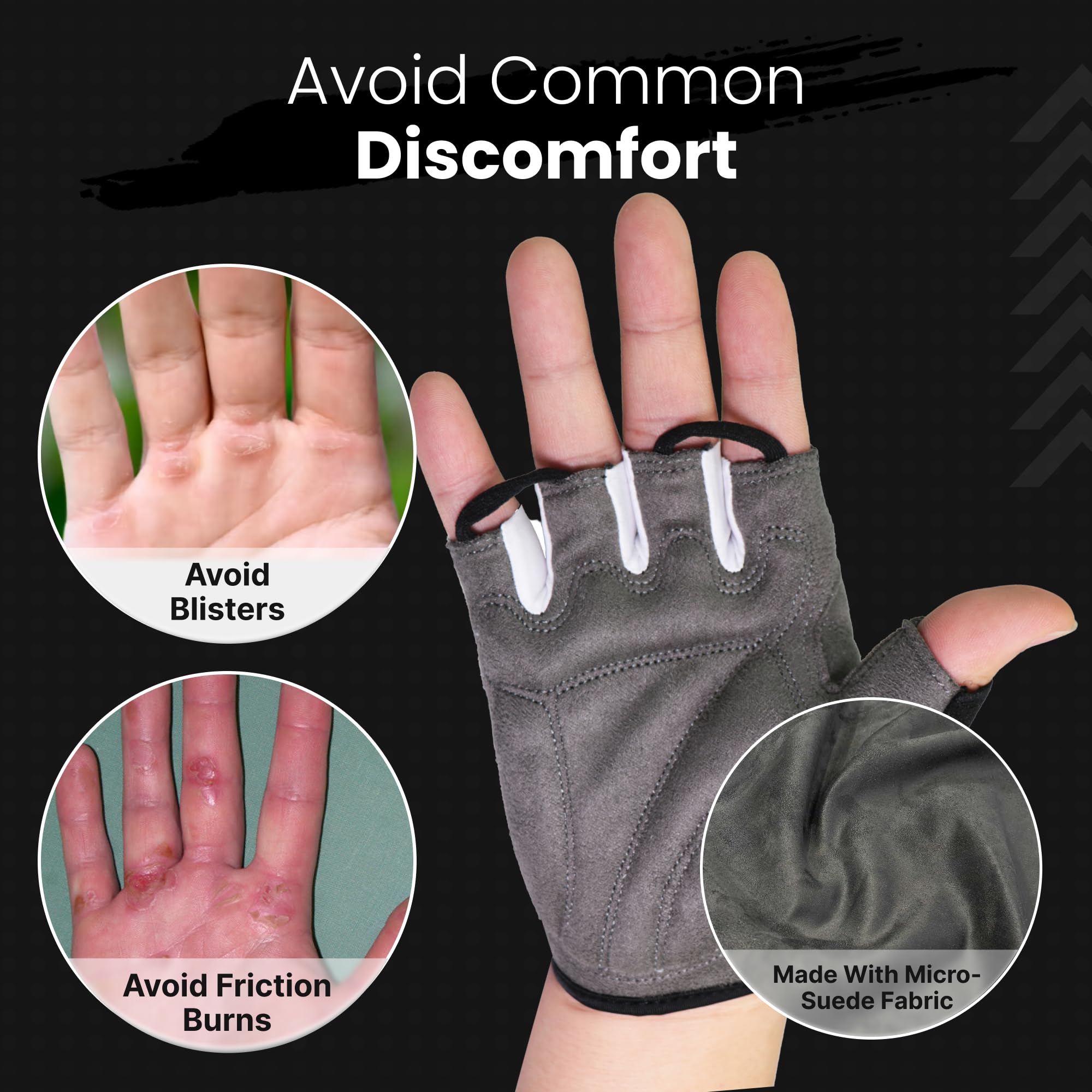 Cycling Gloves - Anti-Slip Shock Absorbing for Mountain Bike | Men/Women Sports Gear for Outdoor Riding