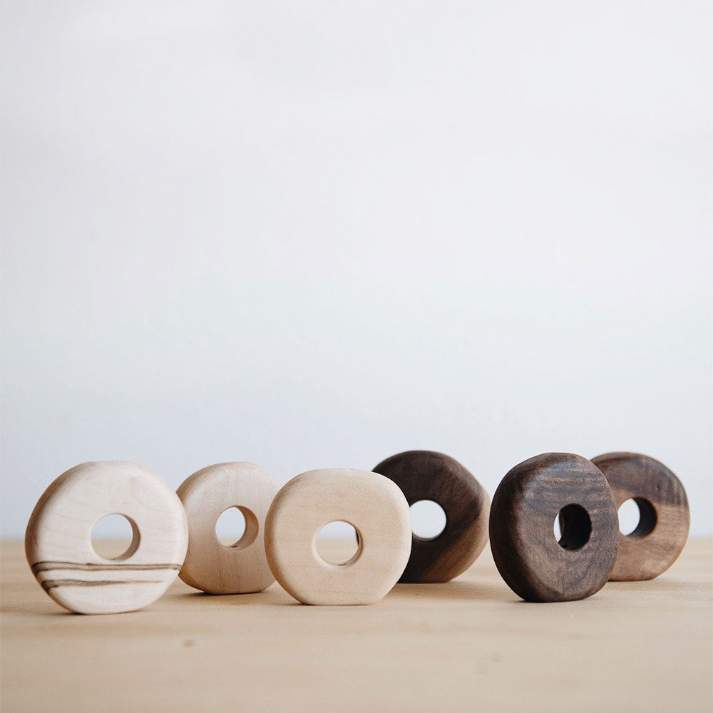 Handmade Wooden Donut Vase - Natural Home Decor for Flowers & Centerpieces | Perfect for Wedding, Boho Decor & Farmhouse Style