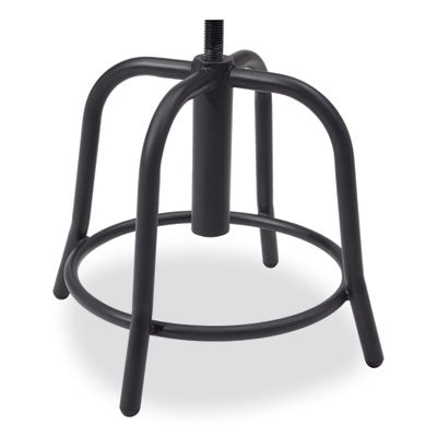 NPS 6800 Series Heavy Duty Height Adjustable Metal Swivel Stool - 300 lb Weight Capacity - Perfect for Office, Workshop, Kitchen & Industrial Use