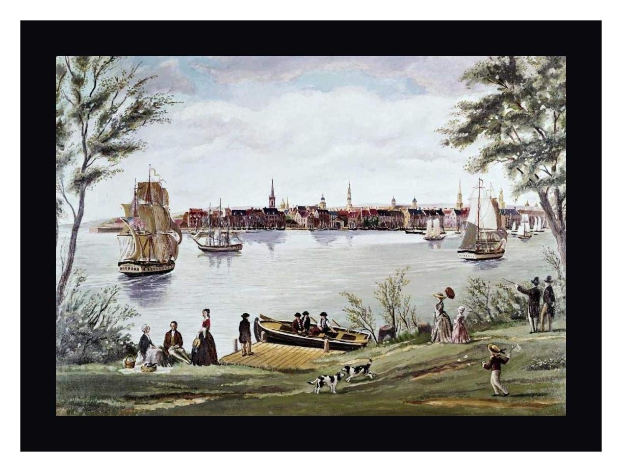 George Torina East River Canvas Art - 15x20 Framed Print - Home Decor