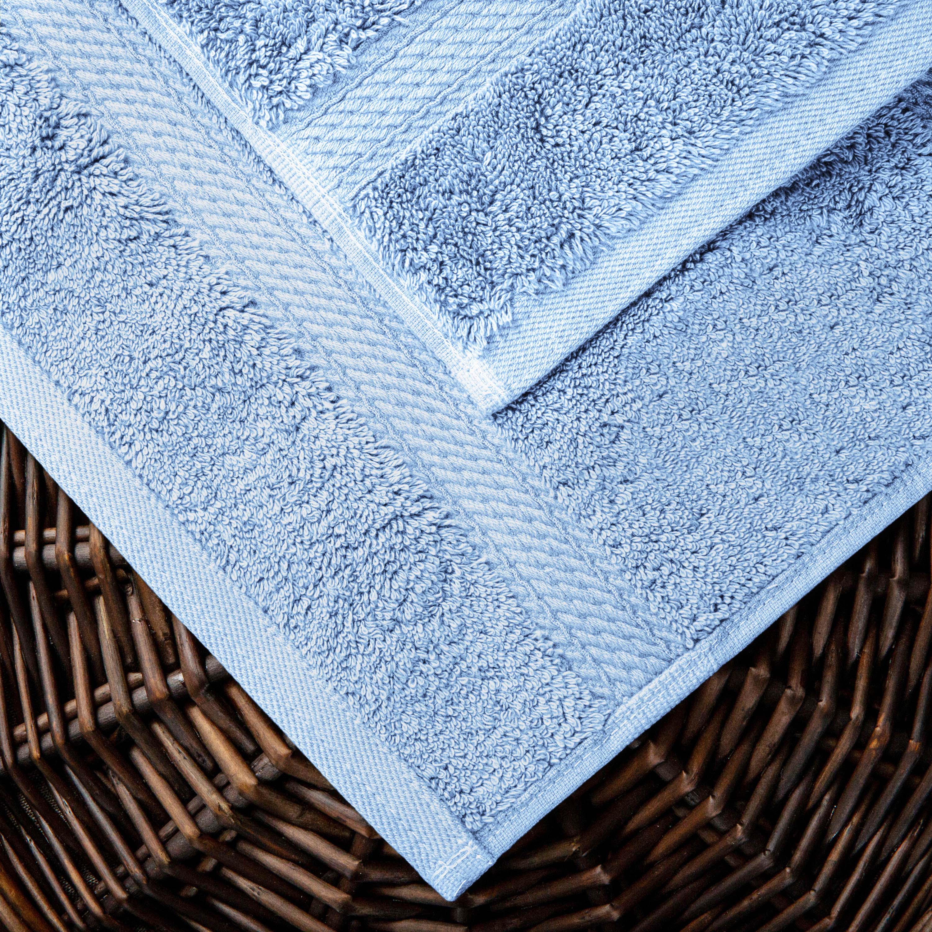 Premium Egyptian Cotton Plush Heavyweight Towel Set - 10 Piece Ultra Absorbent Luxury Bath Towels for Spa, Hotel & Home Use