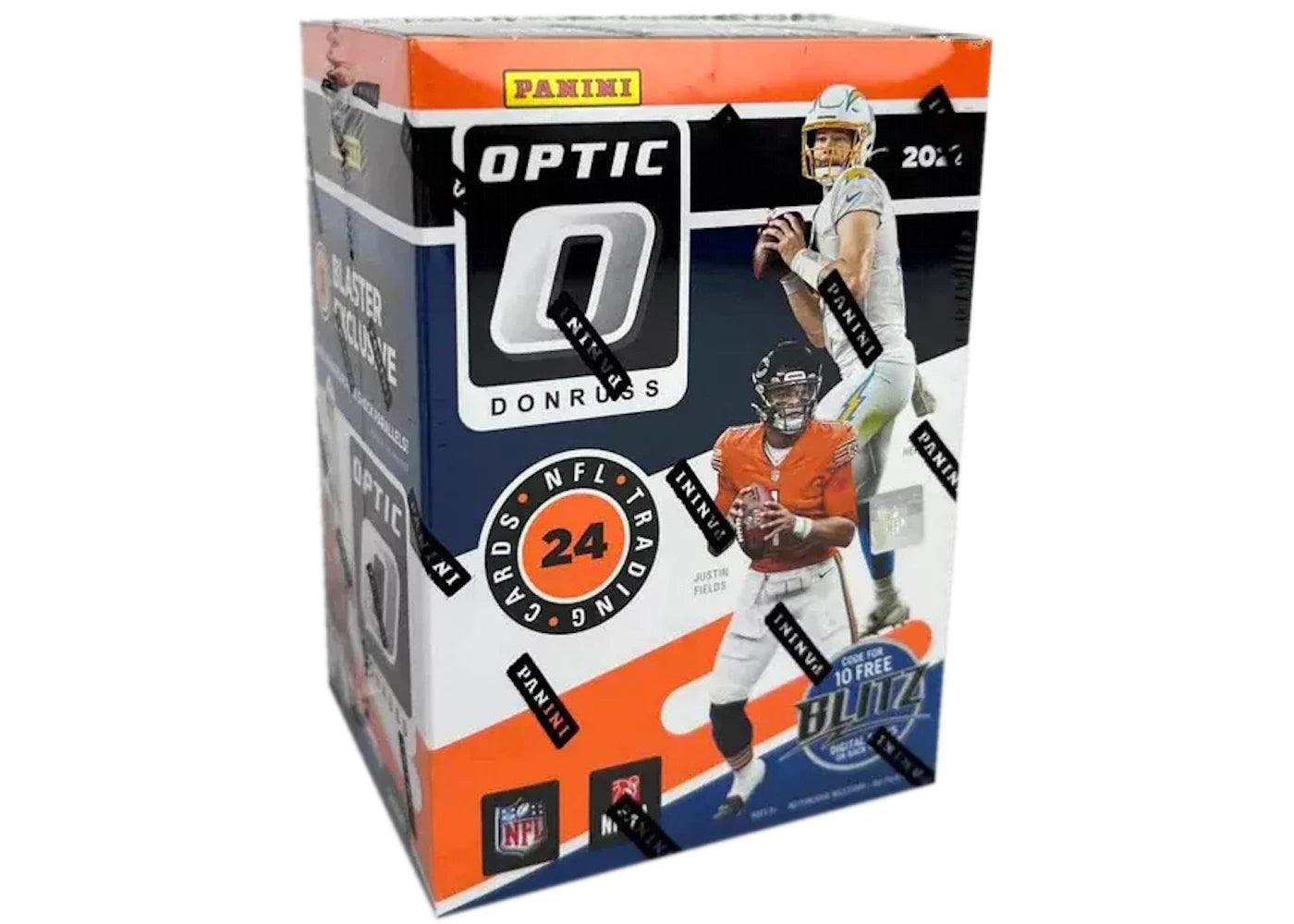 2021 Donruss Optic Football Blaster Box - Purple Shock Edition | NFL Trading Cards for Collectors | Perfect for Sports Memorabilia Collections & Fantasy Football Fans