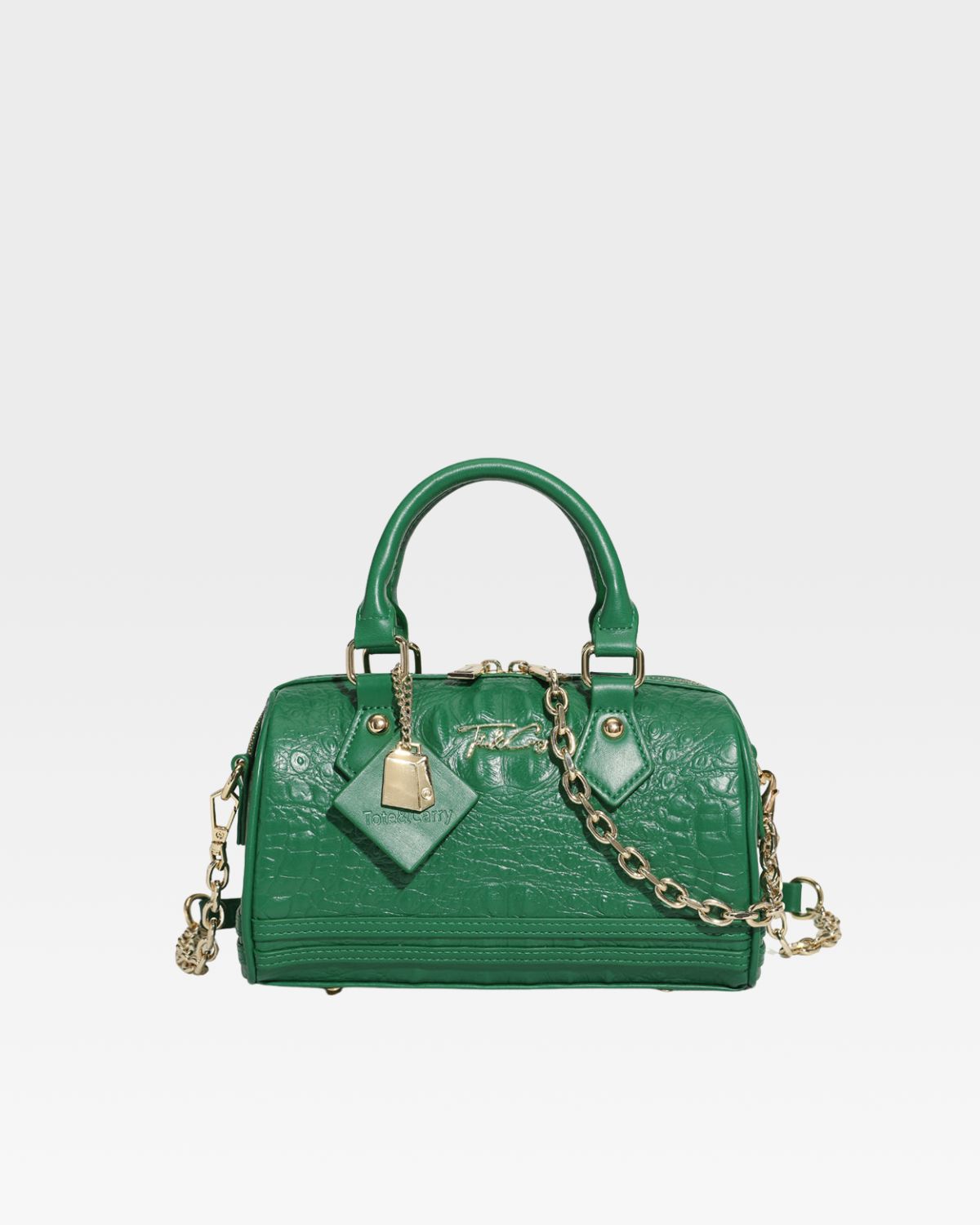 Apollo 2 Loaf Purse in Emerald Green - Stylish Women's Handbag for Work, Travel & Everyday Use | Durable Vegan Leather Crossbody Bag