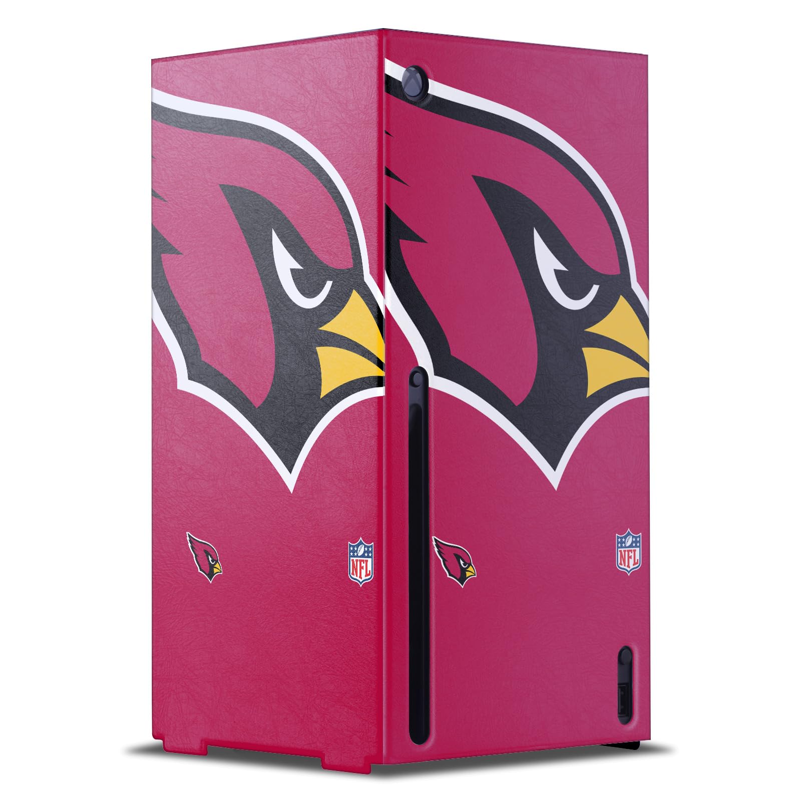 Official NFL Oversized Arizona Cardinals Console Wrap Compatible with Xbox Series X - Perfect for Gaming Setups & Fan Themed Decor