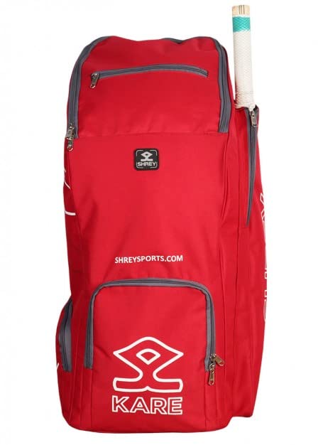 Kare Duffle Bag - Waterproof Travel Duffel with Shoulder Strap, Lightweight Gym Bag for Men & Women (Red) - Perfect for Workout, Travel, and Weekend Getaways