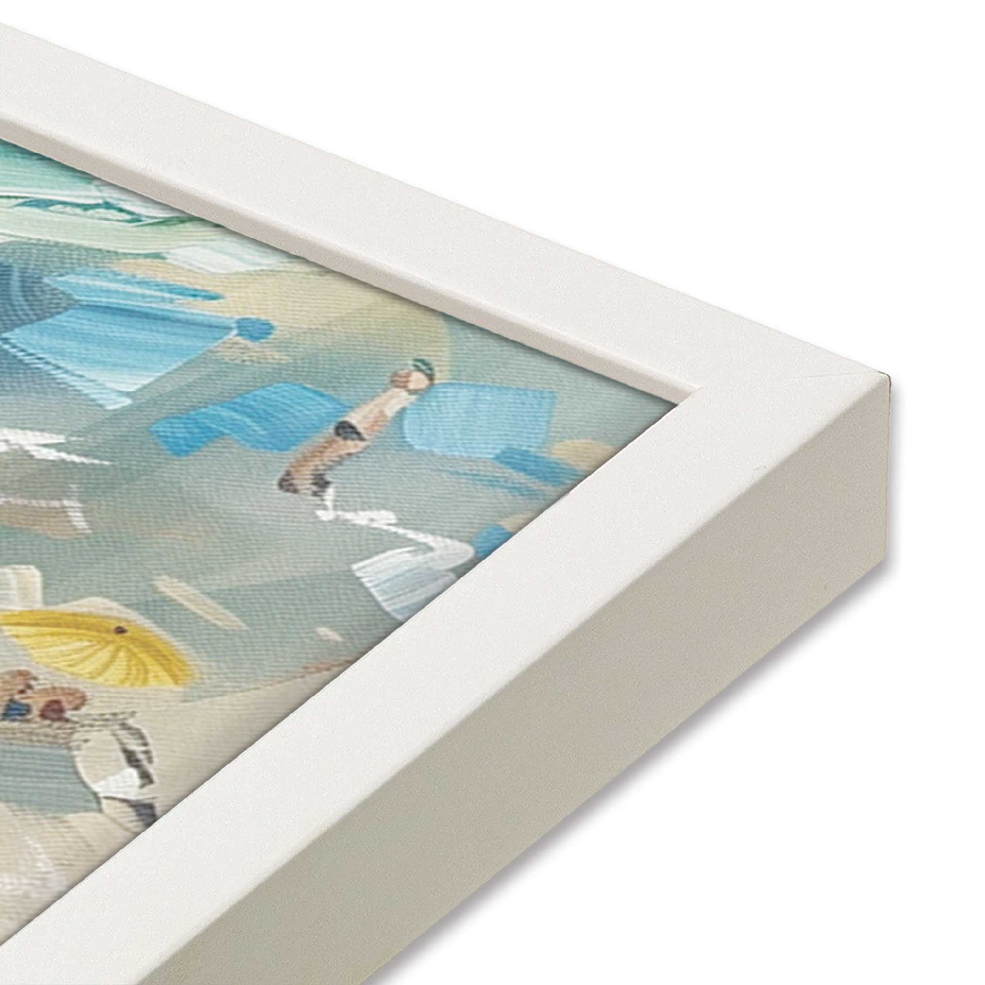 Coastal Harmony Square Print Wall Art - Beach Themed Decor for Living Room, Bedroom & Office - Perfect for Coastal, Nautical & Boho Home Decor Styles