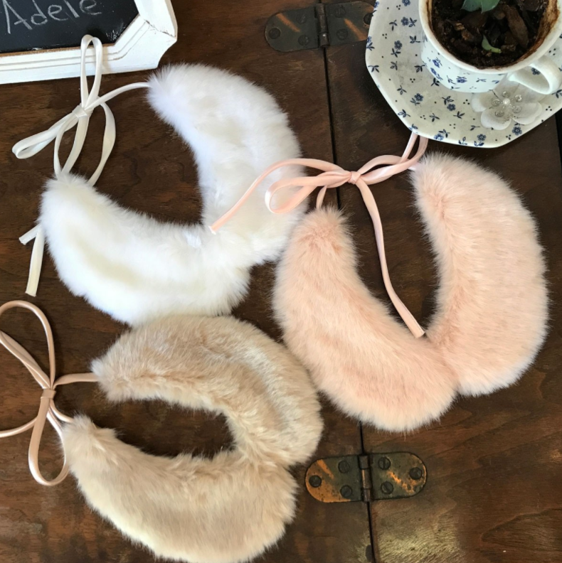 Faux Fur Collar for Women - Soft & Stylish Winter Scarf Wrap - Elegant Detachable Faux Fur Shawl for Coat, Jacket, and Evening Dress - Perfect for Cold Weather & Fashion Accessories