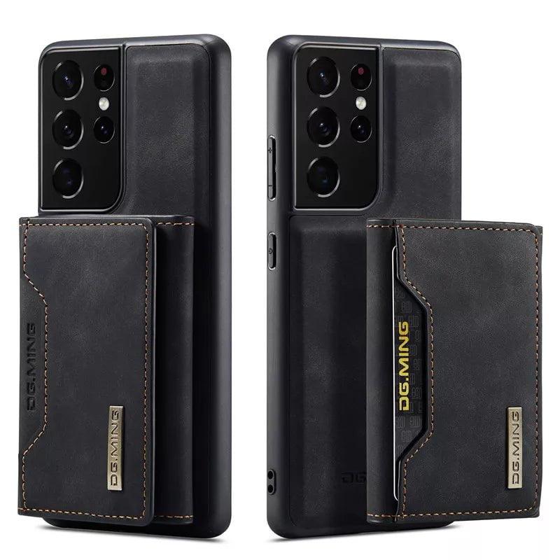 Samsung Galaxy S24 Ultra Retro Flip Vegan Leather Phone Case - Stylish & Protective Cover for Everyday Use, Work & Travel