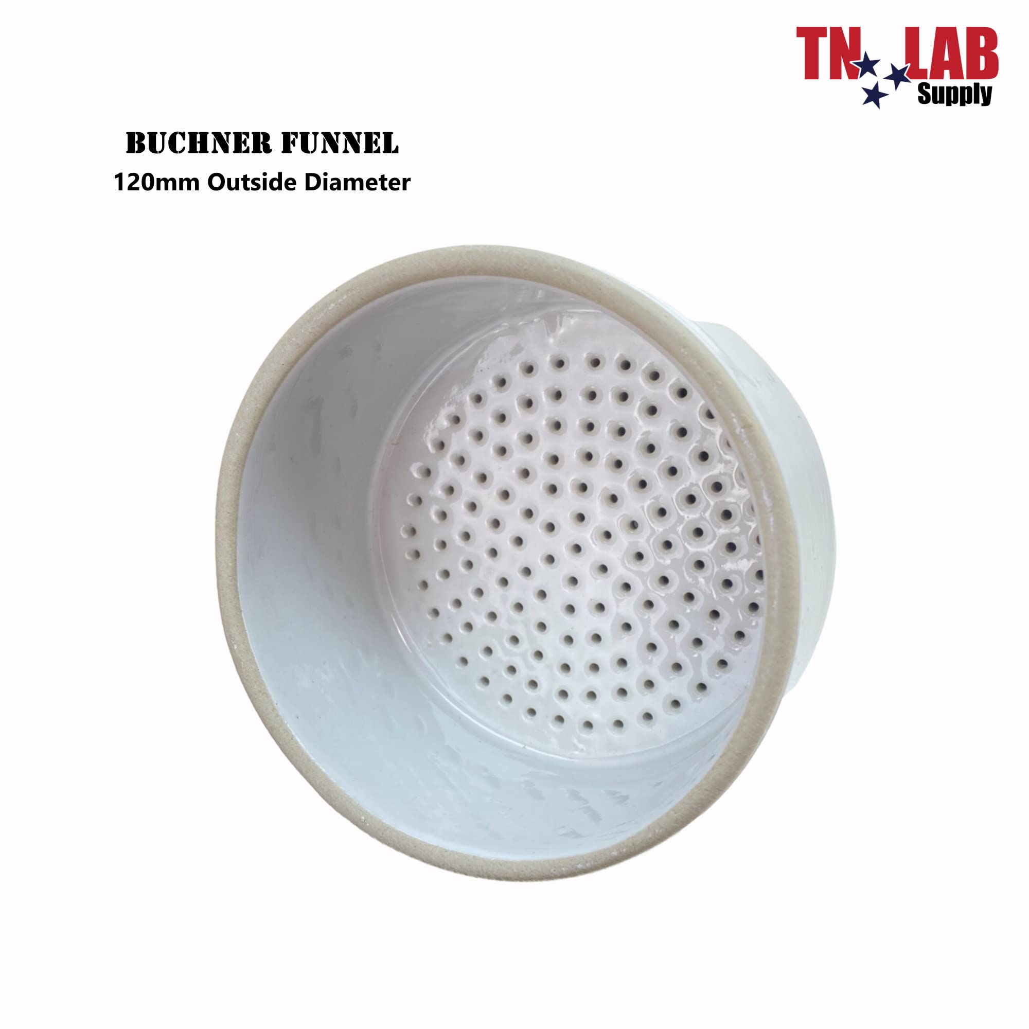Premium Buchner Funnel Kit with 120mm Funnel & 3000ml Vacuum Flask - 3L Lab Filter Set for Chemistry Experiments, Distillation & Scientific Research
