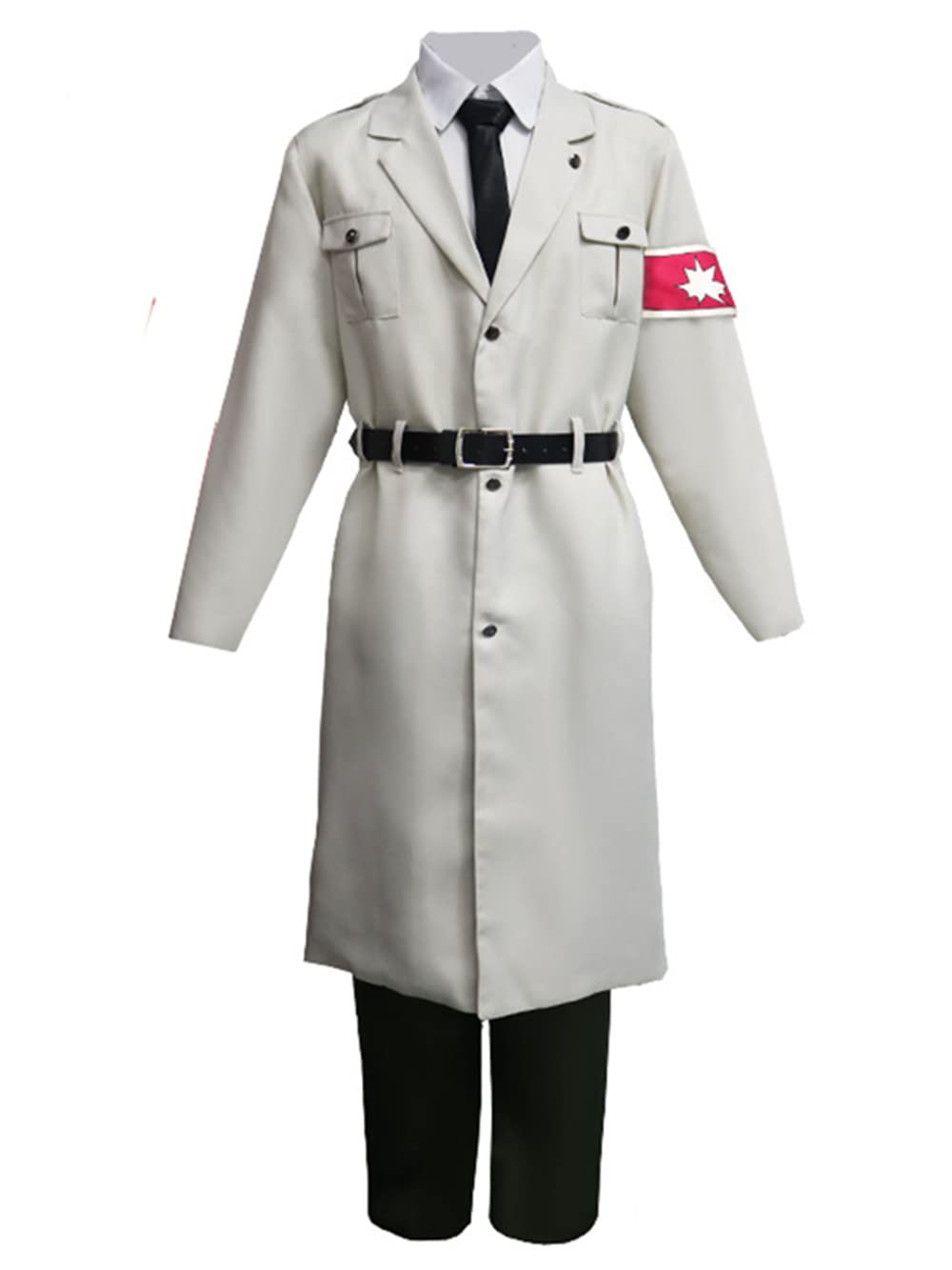 Attack on Titan Season 4 Marley Military Uniform Cosplay Costume Set - Anime Halloween Party Outfit, Convention Cosplay, Halloween Dress Up, Themed Events