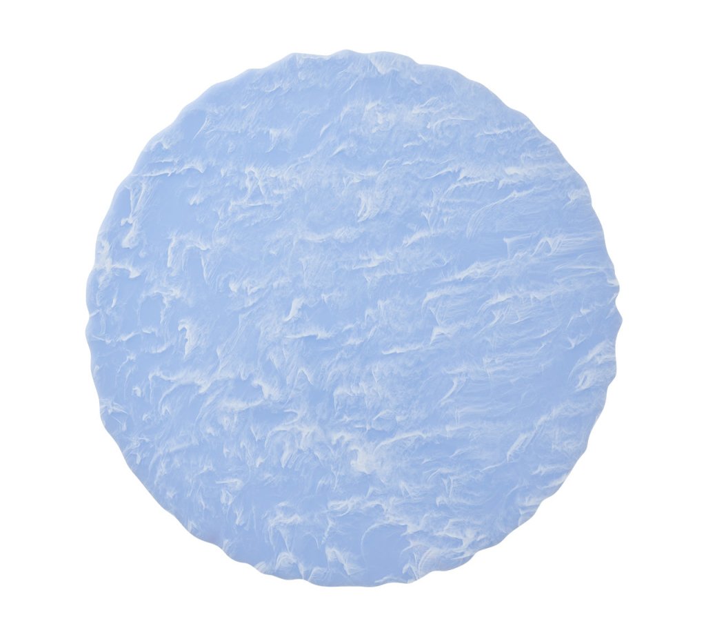 Periwinkle Cloud Placemat Set of 4 - Soft Non-Slip Table Mats for Dining, Kitchen, and Party Decor