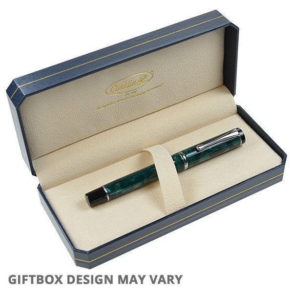 Conklin Duragraph Fountain Pen - Amber Finish, Fine Nib, Classic Design for Writing & Calligraphy - Perfect for Office, School & Gift Giving
