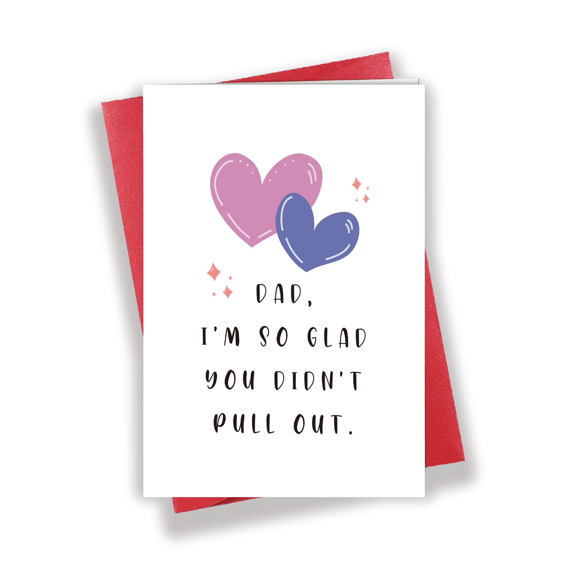 Funny Father's Day Card - Humorous Thank You Dad Greeting Card for Birthday, Retirement & Special Occasions - Perfect Gift for Dad from Daughter or Son