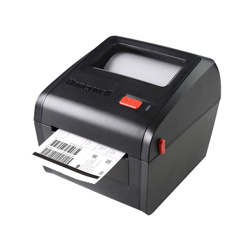 Honeywell PC42d USB & Ethernet Desktop Thermal Label Printer - 203dpi, 6 IPS, Black | Perfect for Shipping Labels, Barcode Printing & Small Business Packaging