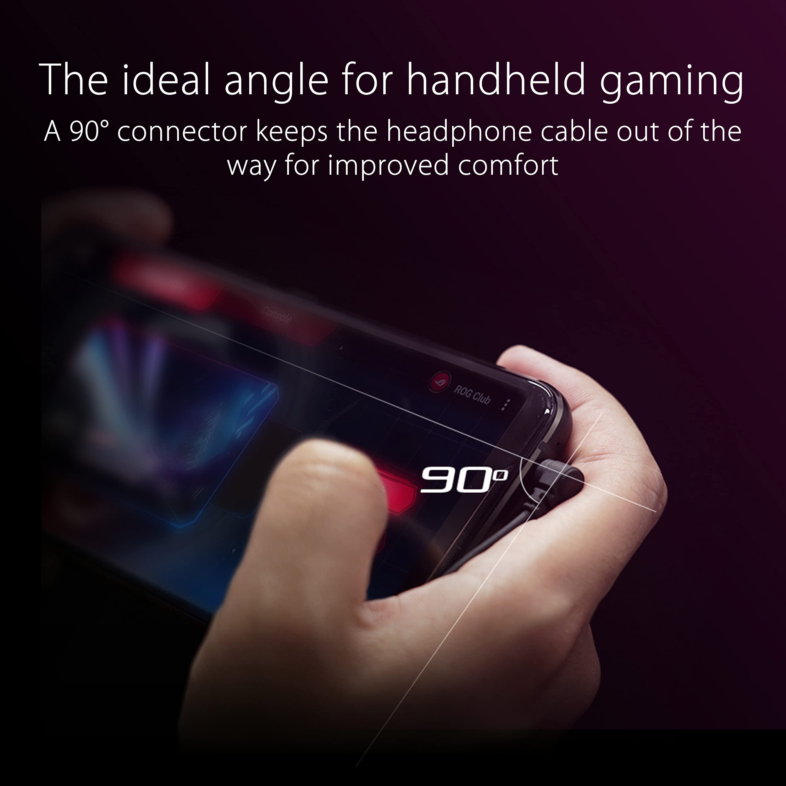 ASUS ROG Cetra Core II Gaming Headset with ANC, 10mm Drivers & USB-C for PC, PS5, Mobile - Immersive Sound for Gaming, Music & Movies