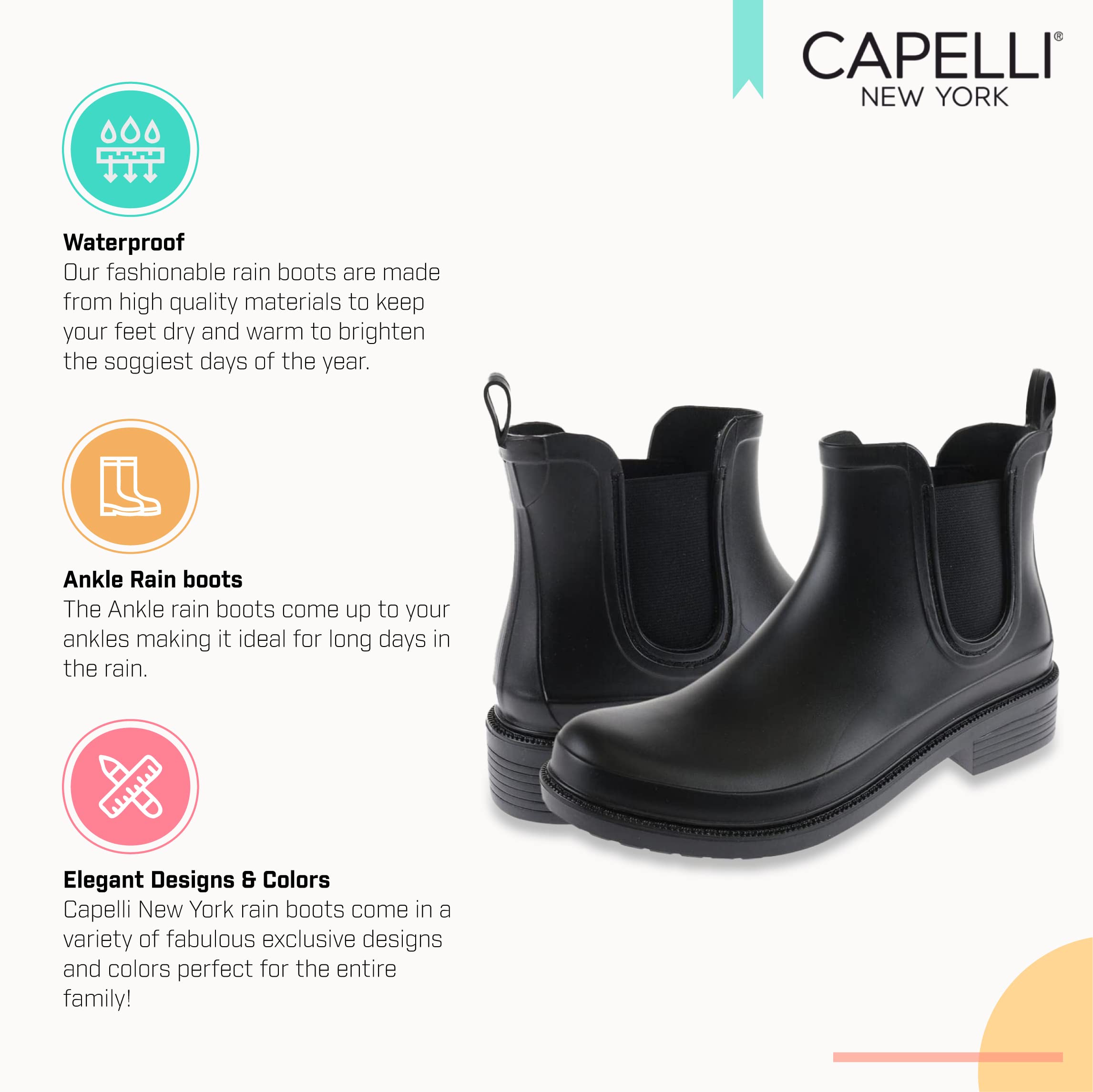 Capelli New York Women's Fashion Boots - Stylish Ankle Booties for Casual & Dressy Outfits | Perfect for Work, Date Night & Fall/Winter Wear