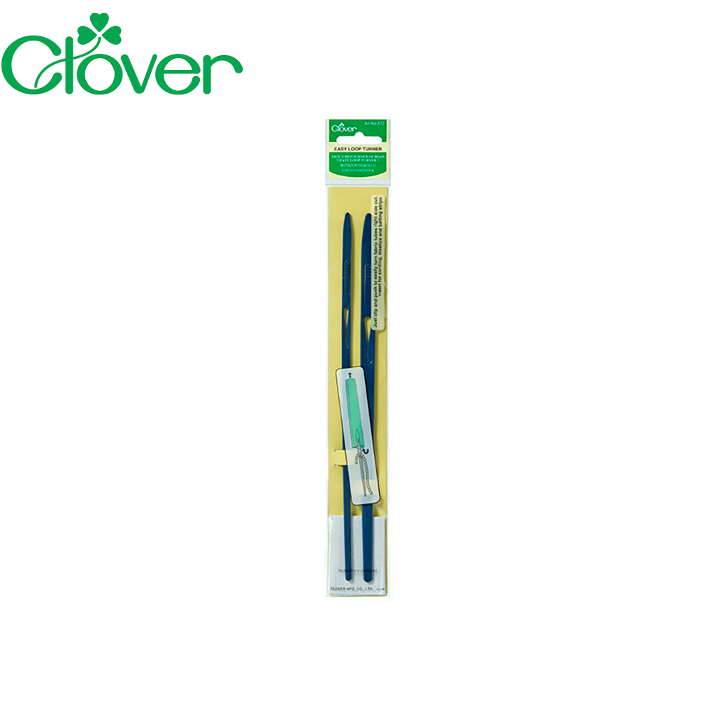Clover Easy Loop Turner - Professional Sewing Tool for Turning Fabric Tubes & Straps - Perfect for DIY Crafts, Quilting, and Garment Making