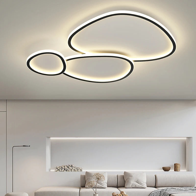 Nelis Modern Smart LED Flush Mount Ceiling Light - Dimmable, WiFi & Voice Control Compatible with Alexa & Google Home - Perfect for Bedroom, Living Room & Kitchen Lighting