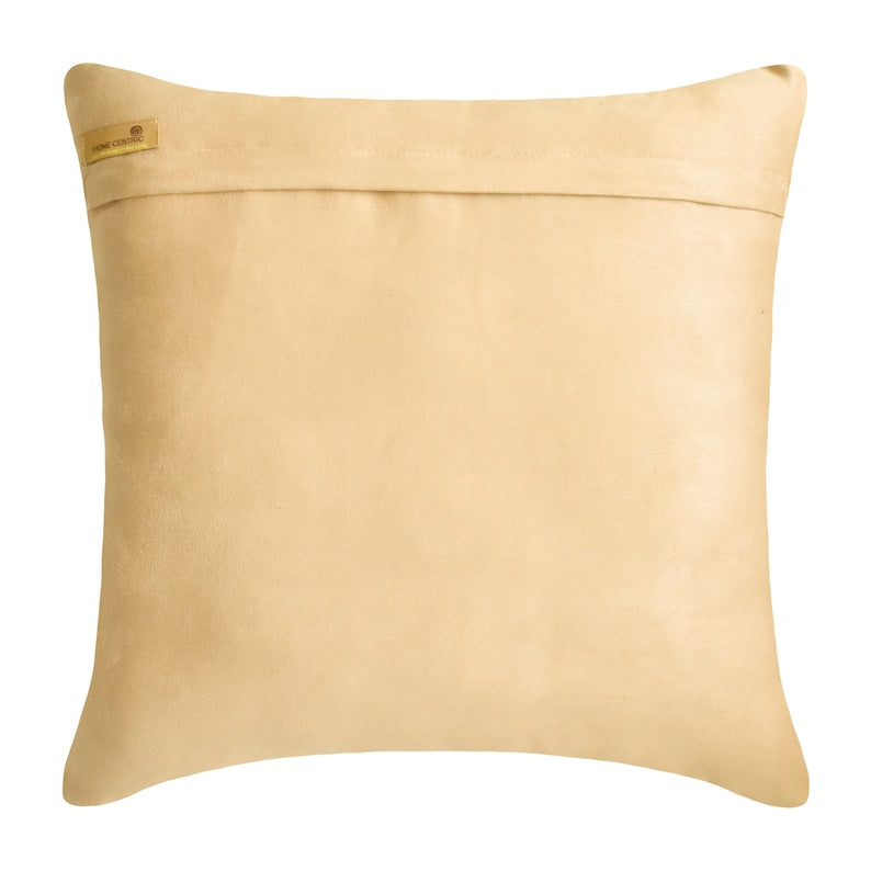 Luxury Aureate Brown Suede Throw Pillow Cover - Soft & Elegant Home Decor for Living Room, Bedroom, Sofa & Couch - 18x18 Inches