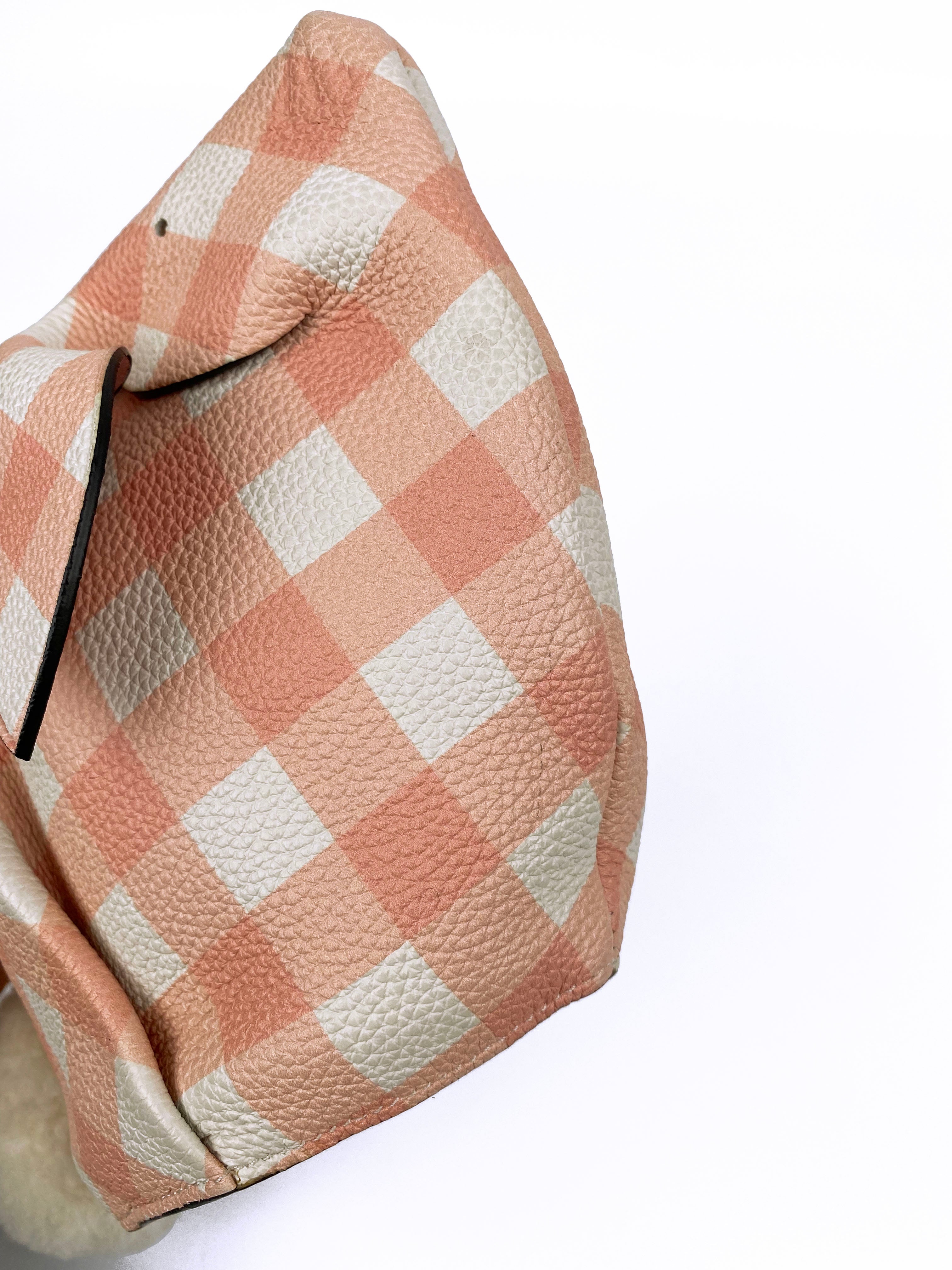 Loewe Pink Gingham Bunny Bag - Stylish Crossbody Purse for Women | Cute Animal Print Handbag for Spring & Summer Outfits, Date Nights & Travel Accessories