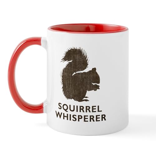 White/Red Inside - Vintage Squirrel Whisperer Mug